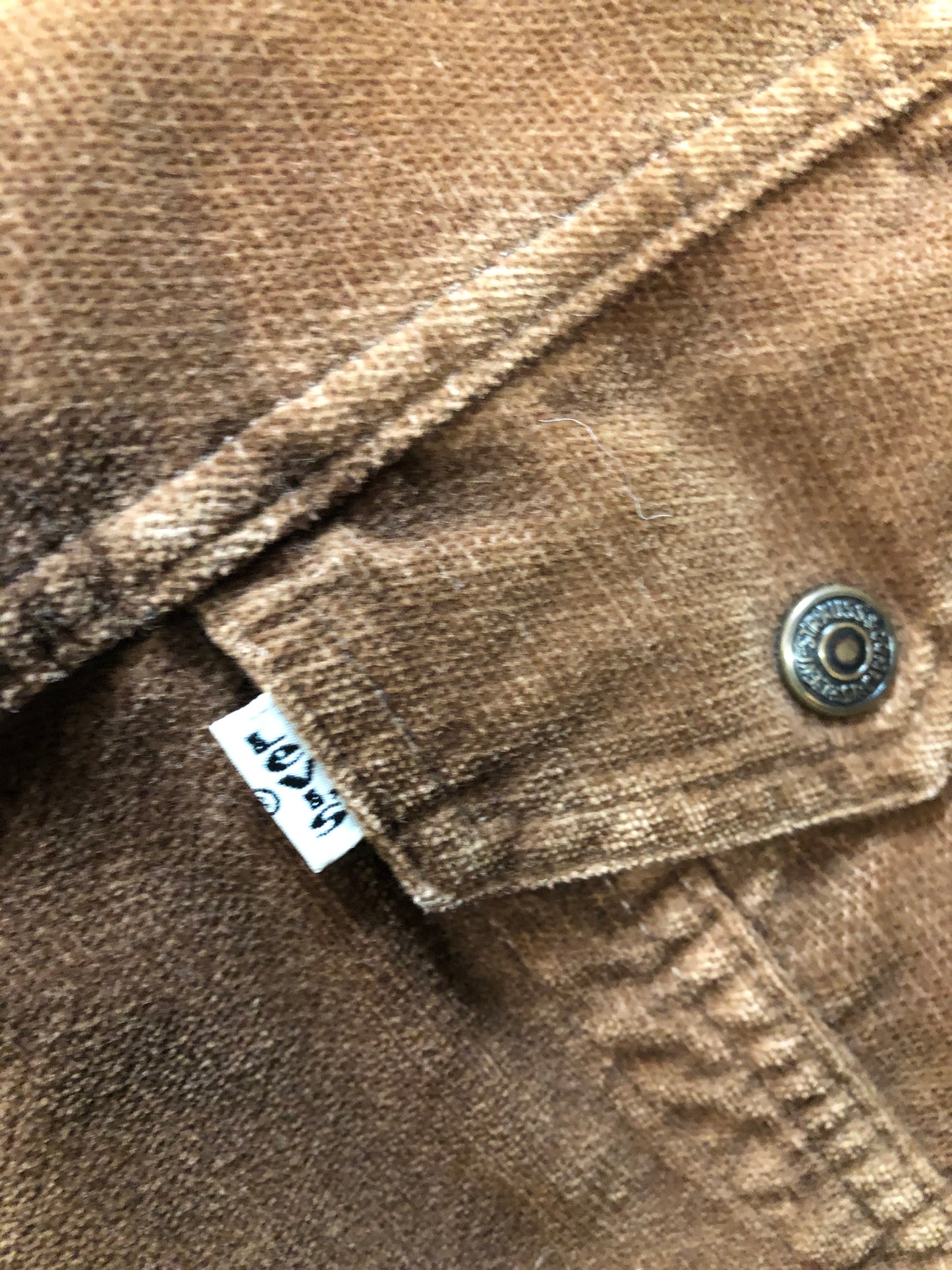 Vintage Levi’s Sherpa Lined Corduroy Jacket, Whte Tab, Made in Canada, SOLD