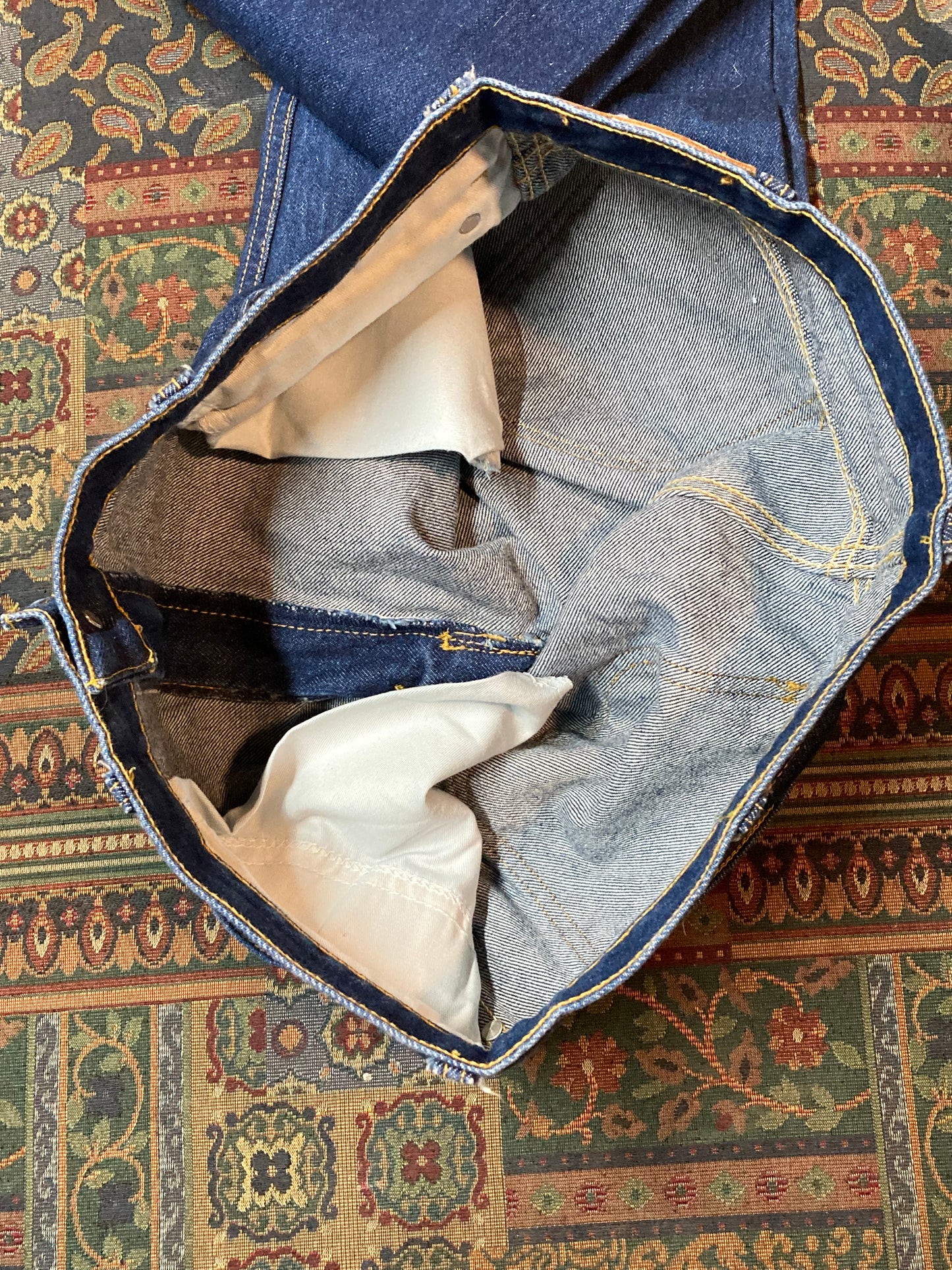 Vintage Lee Riders, Raw Denim Jeans, NWOT - 35”x32.5”, Union Made - Kingspier vintage
