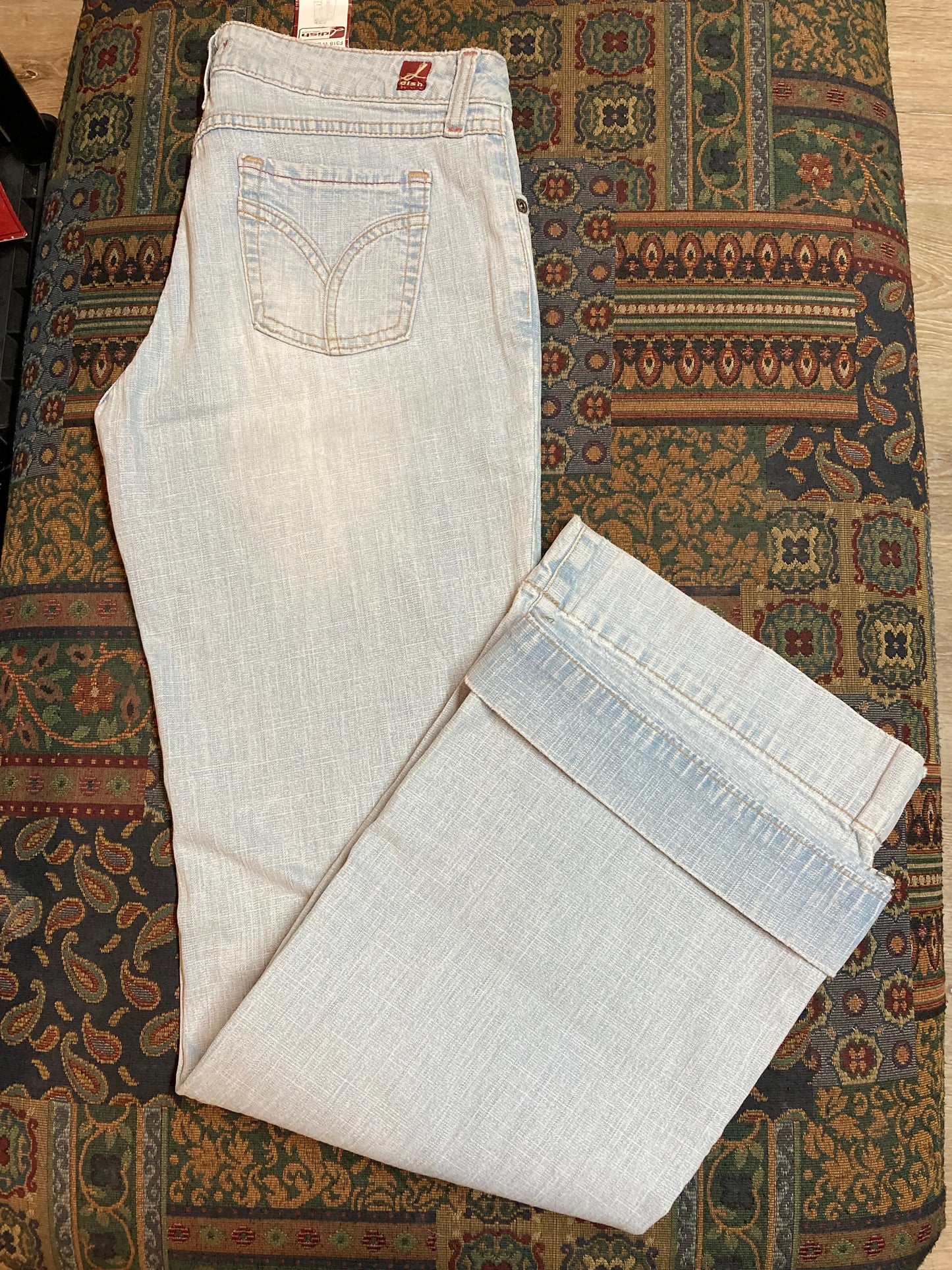 Dish Light Wash Denim Jeans - 30”x31”, NWT, Made in Canada - Kingspier Vintage