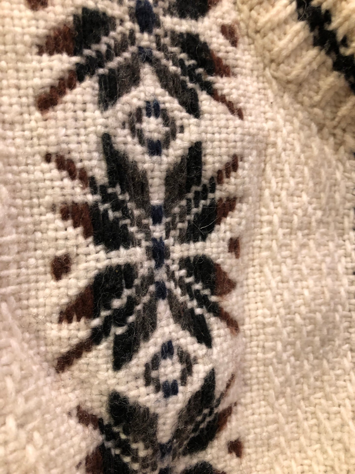 Kingspier Vintage - Vintage Casbah Imports 100% wool cardigan with coconut shell buttons.
Made in Ecuador.