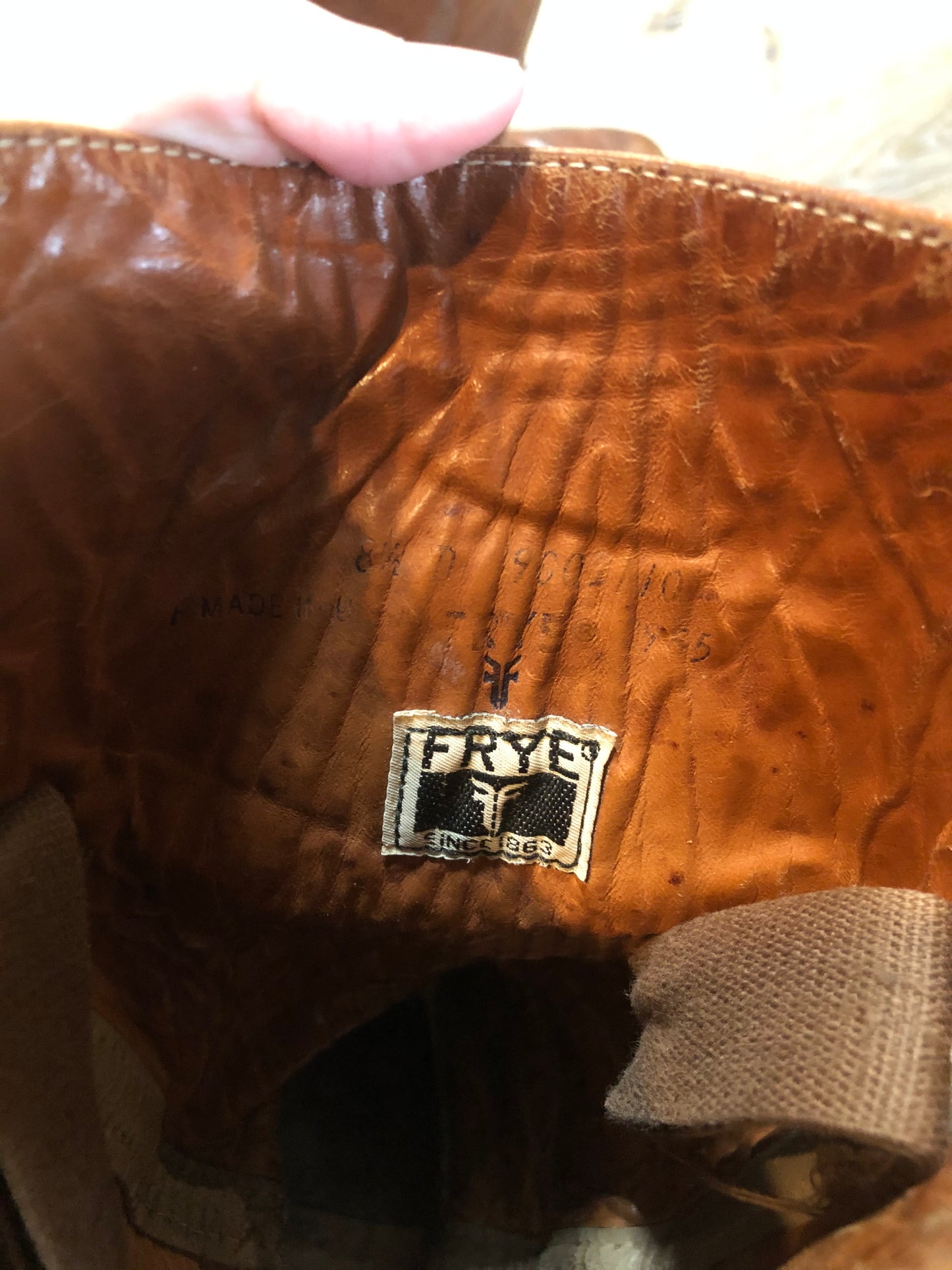 Kingspier Vintage - The iconic Campus pull on tall boot with stacked heel and chunky toe, leather soles and lining. Made in USA.
Size 8.5 men’s 10 women’s