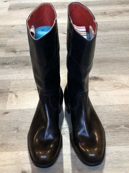 Kingspier Vintage - Vintage black pull on riding boots.
Size 9 men’s