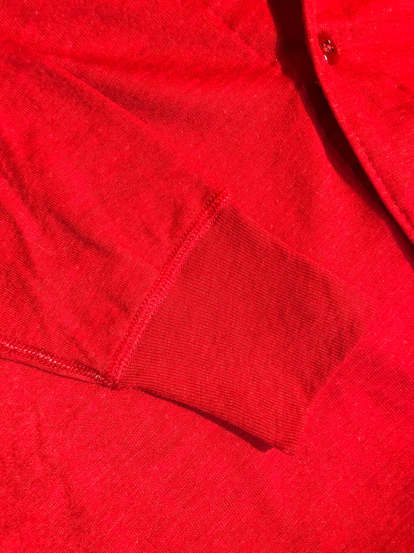 Kingspier Vintage - Stanfield''s deadstock duofold / layered jersey knit union suits in red or grey. The Stanfield's union suits are ingeniously designed with wicking and insulating layers of wool and cotton blends and have been a "staple" of Stanfield’s for many decades. Inner Layer: 50% Cotton/ 50% Polyester Outer Layer: 50% merino wool/ 50% Polyester These onsies are irregular/seconds...we're calling them “I’mperfects” as imperfections are undetectable.
