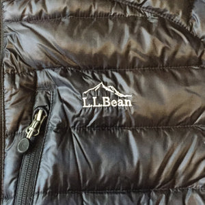 Kingspier Vintage - LL Bean Down Tek Ultra Light black jacket. Size XL.