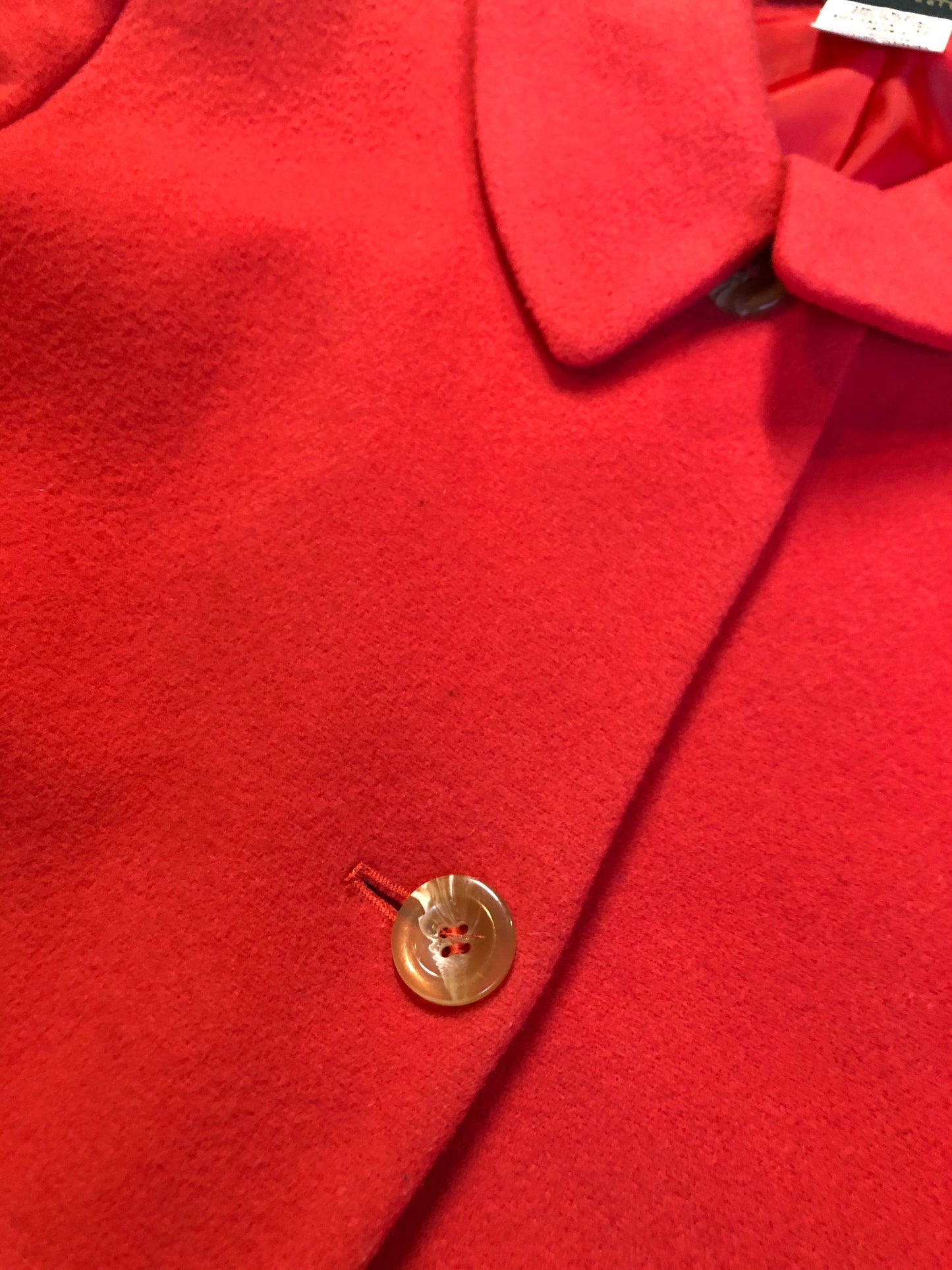 Kingspier Vintage - Harve Benard pink cropped jacket with button closures. Size medium..