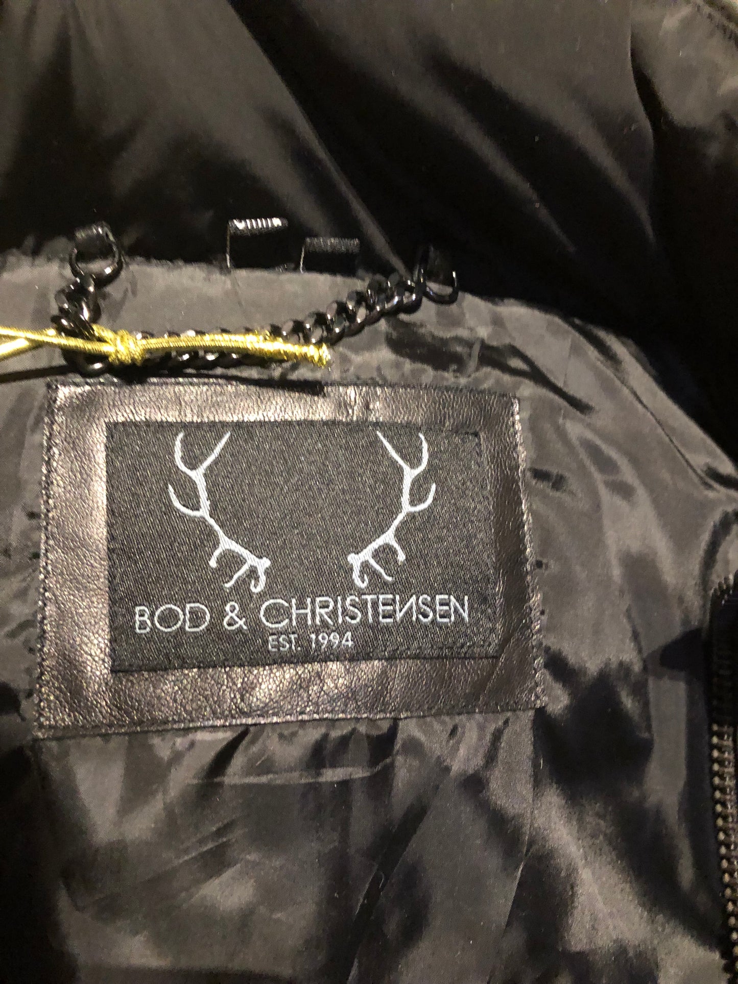 Bod and Christensen Down Filled Coat with Fur Trim Hood, NWOT