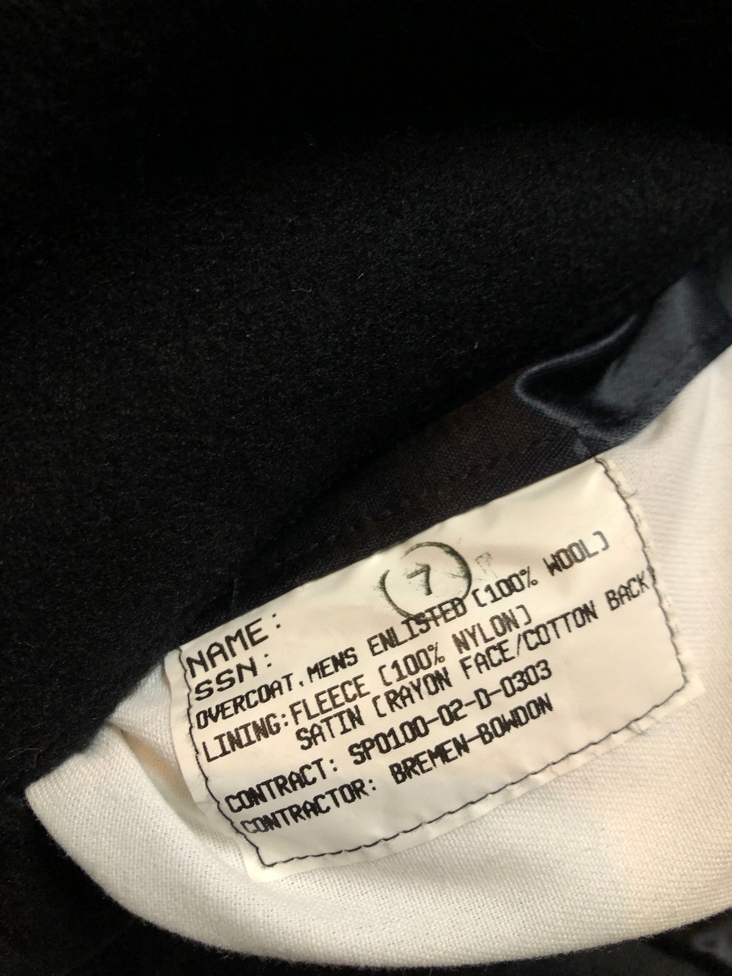Kingspier Vintage - Vintage Quarterdeck Collection Authentic US Navy Wool Pea Coat. Made in USA