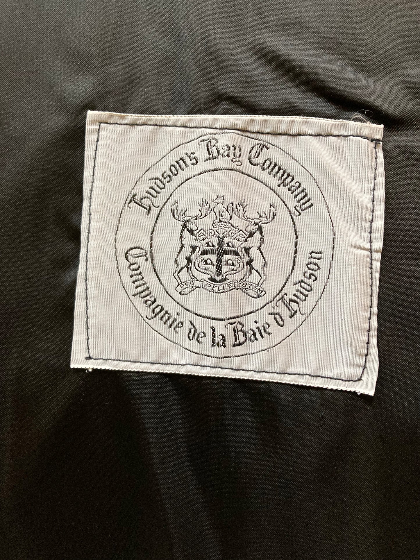 Kingspier Vintage - Vintage 1970’s Hudson’s Bay Company long fur coat with hook and eye closures.