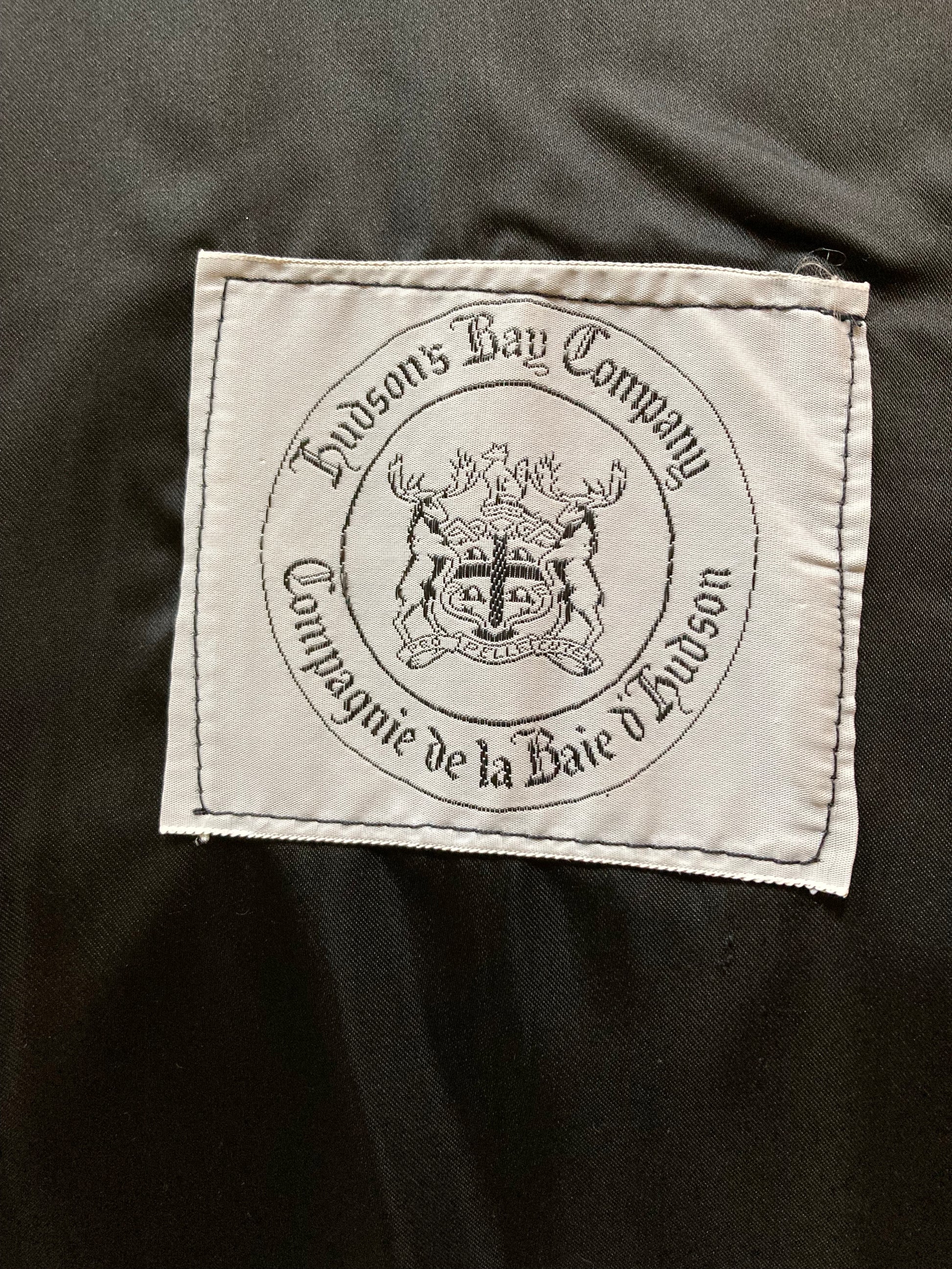 Kingspier Vintage - Vintage 1970’s Hudson’s Bay Company long fur coat with hook and eye closures.