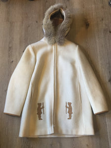 Vintage Beltex Canada Subzero Wool Northern parka with Igloo motif, Made in Canada, SOLD
