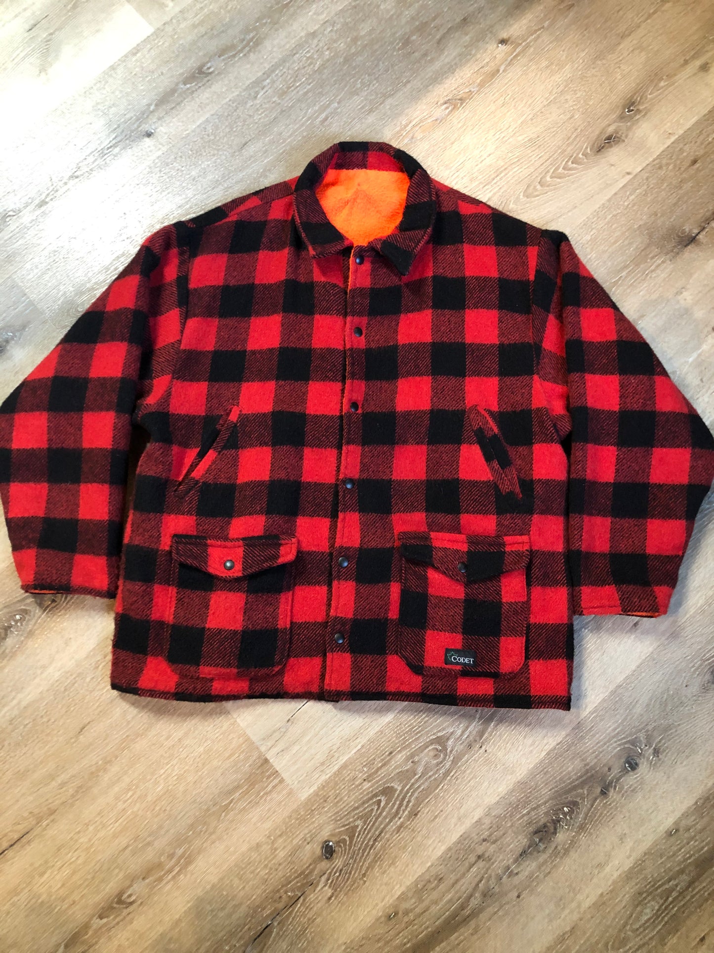 Kingspier Vintage - Vintage Codet Buffalo Plaid Wool jacket Canada