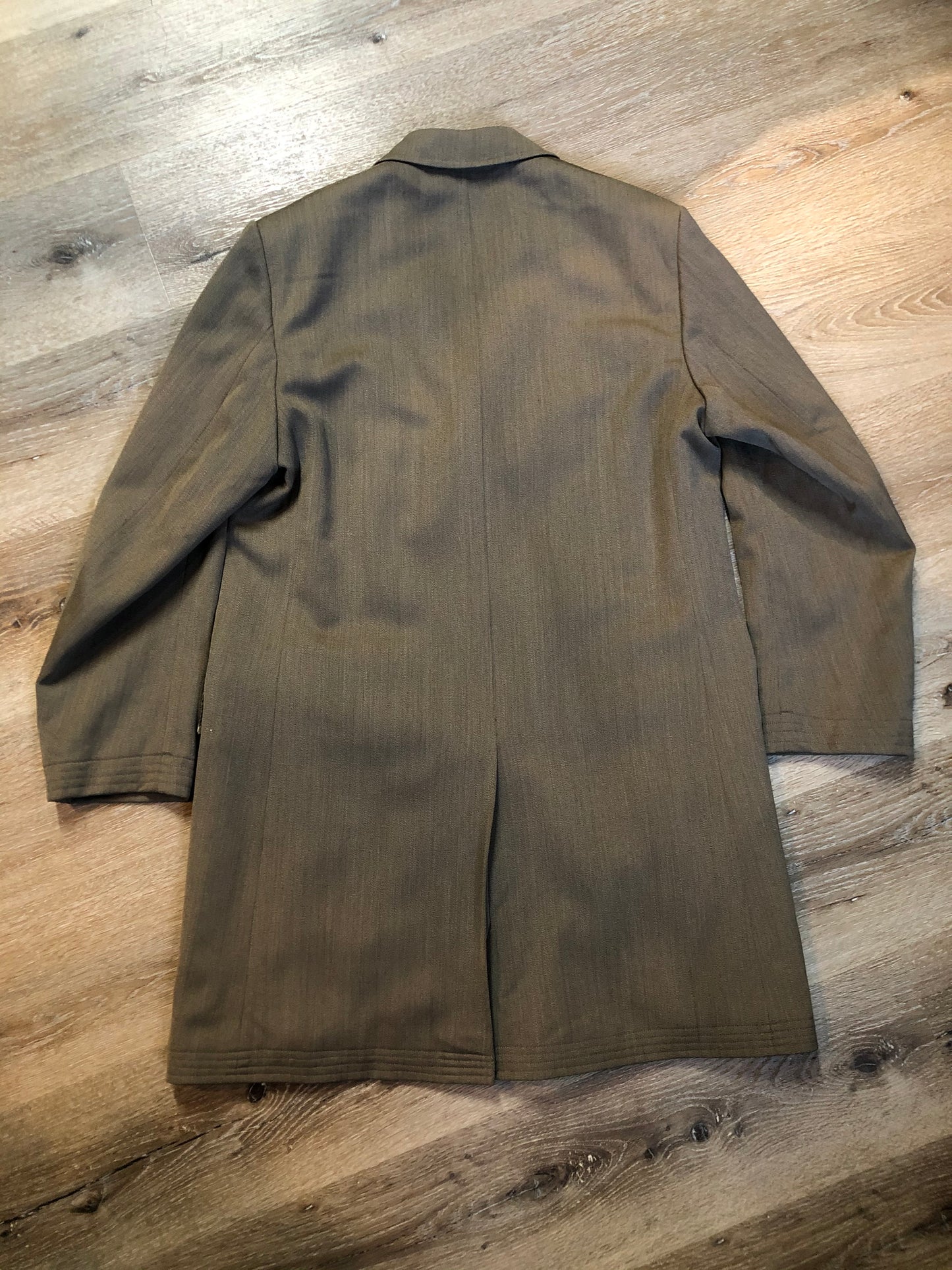 Kingspier Vintage - Vintage JC Cording and Co Grey Wool Jacket Car Coat. Made in England.