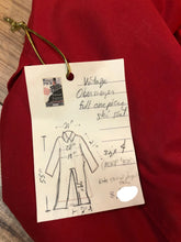 Load image into Gallery viewer, Kingspier Vintage - Vintage Obermeyer red one piece ski suit with suede belt, packable hood, quilted lining, zipper closure and multiple zip pockets.

