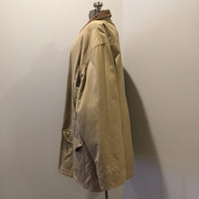 Load image into Gallery viewer, Kingspier Vintage - LL Bean Insulated beige 100% cotton chore jacket with corduroy collar, button closures, flap pockets and a quilted lining. Size XL tall.

