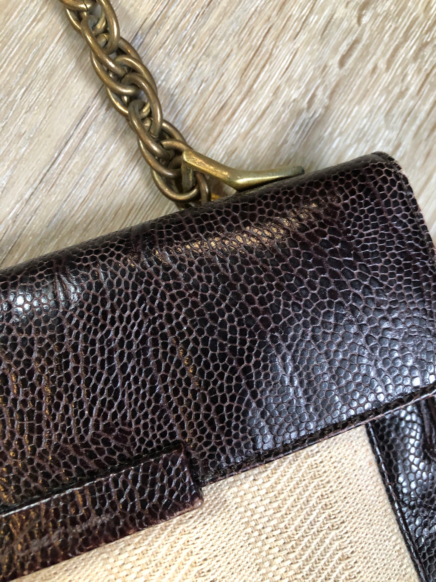 Kenneth Cole New York Brown Leather Handbag