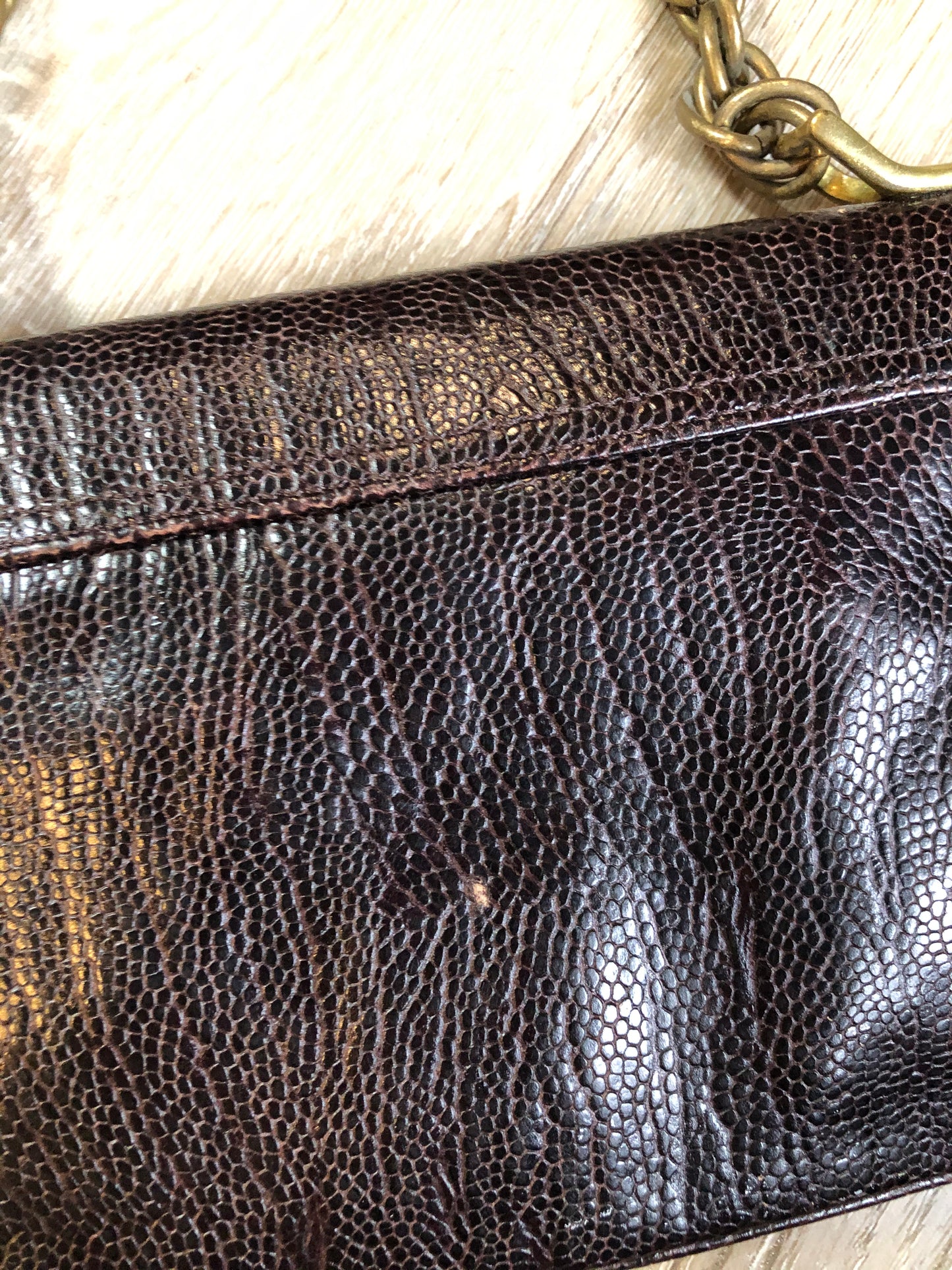 Kenneth Cole New York Brown Leather Handbag