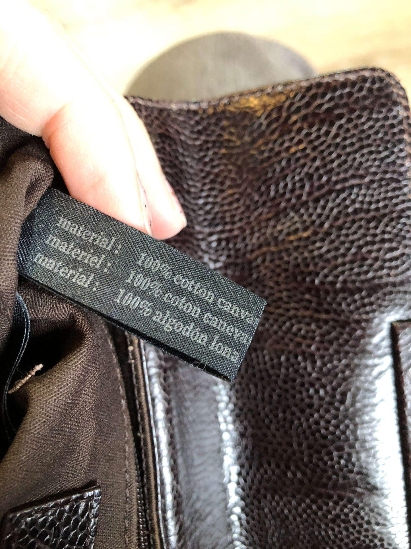 Kenneth Cole New York Brown Leather Handbag