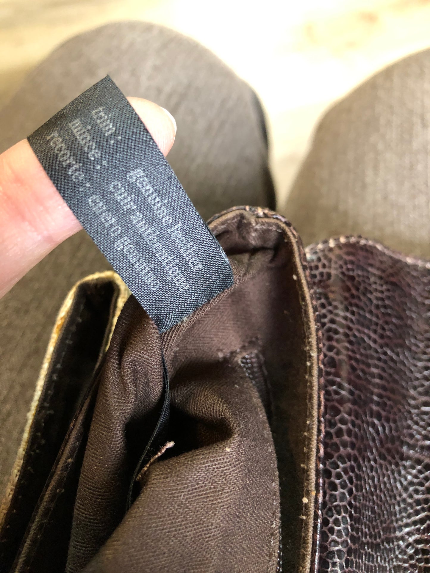 Kenneth Cole New York Brown Leather Handbag