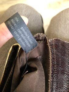 Kenneth Cole New York Brown Leather Handbag