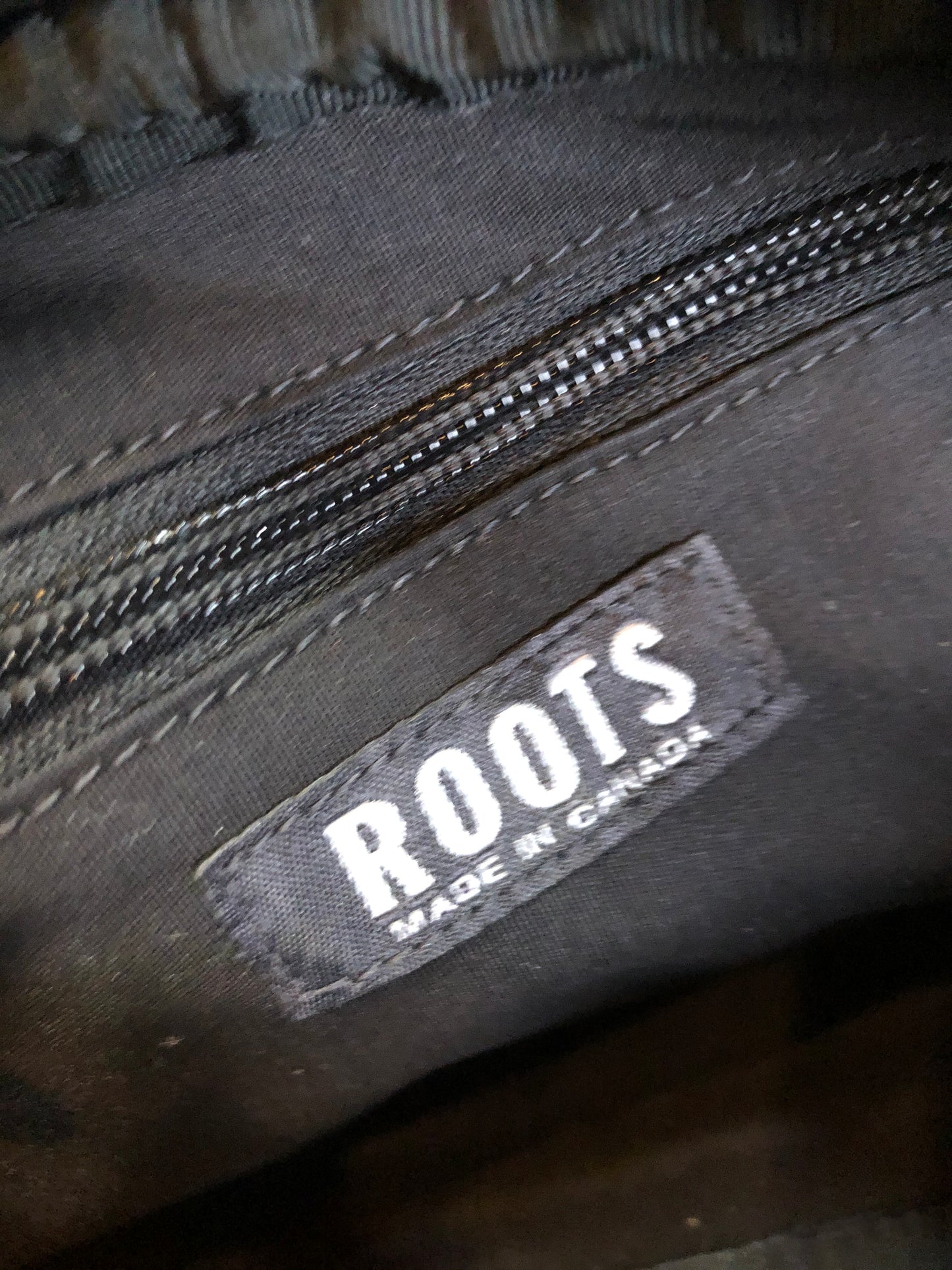Vintage Roots Brown Leather Shoulder Bag. Made in Canada SOLD