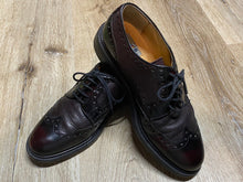 Load image into Gallery viewer, Kingspier Vintage - Dark Red Quarter Brogue Wingtip Derbies by Aldo - Sizes: 8M 10W 41EURO, Made in Italy, Vero Cuoio Leather Soles, Rubber Heels
