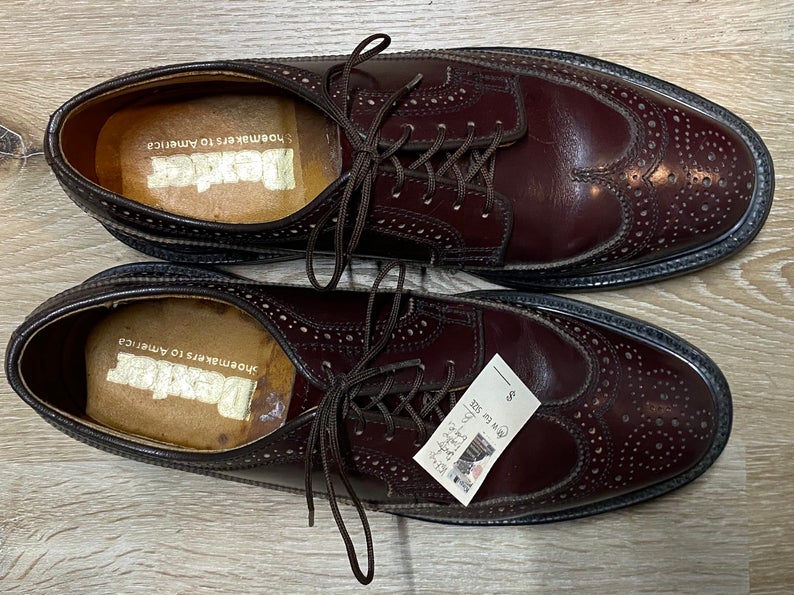 Wingtip Brogue Dexter Derby Shoes 8M 41 (USA) – KingsPIER vintage