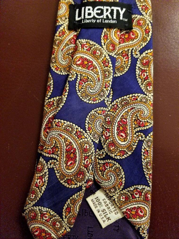 Liberty vintage silk necktie