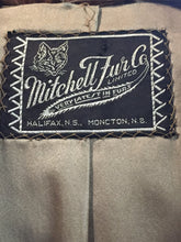 Load image into Gallery viewer, Kingspier Vintage - Stunning 1960s mink opera jacket made by the &quot;Mitchell Fur Co.&quot; in the Halifax/Moncton area. Jacket is in excellent shape(the armpit lining has been mended). Closes via fur buttons.
