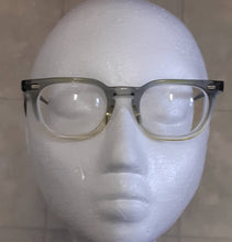 Load image into Gallery viewer, Rare 60&#39;s vintage American Optical translucent faded grey keyhole bridge eyeglasses, SOLD
