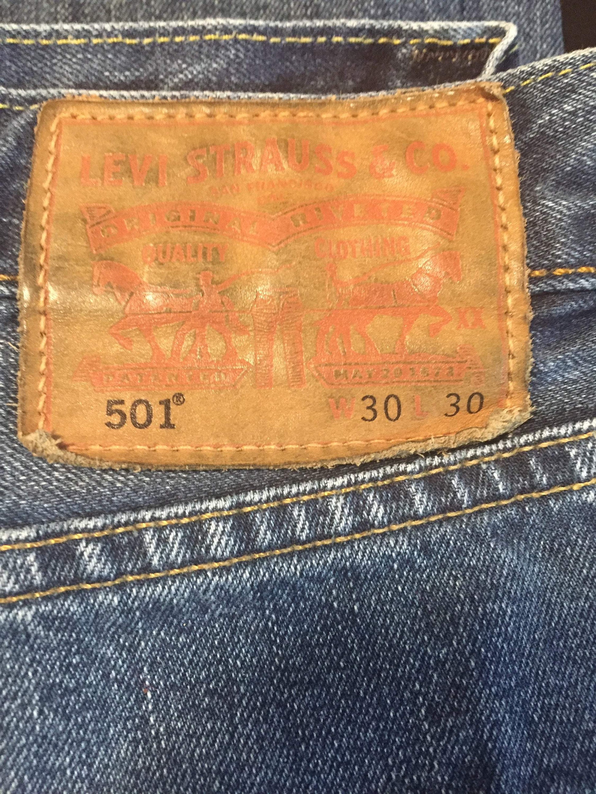 Kingspier Vintage - Levi's 501  30"x30" red tab