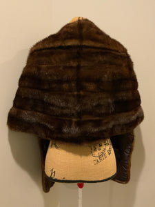 Andre Vintage Mink Fur Caplet Stole, Made in USA