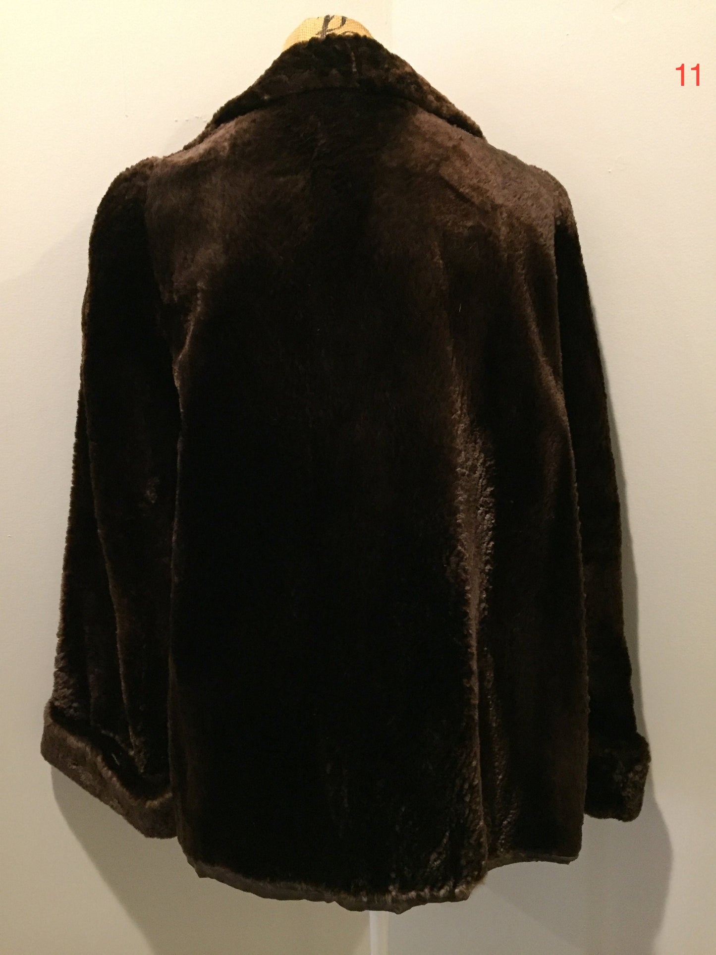 Vintage "Emery's Exclusive Furs" Dark Brown Fur Coat, Made in Montreal, Canada