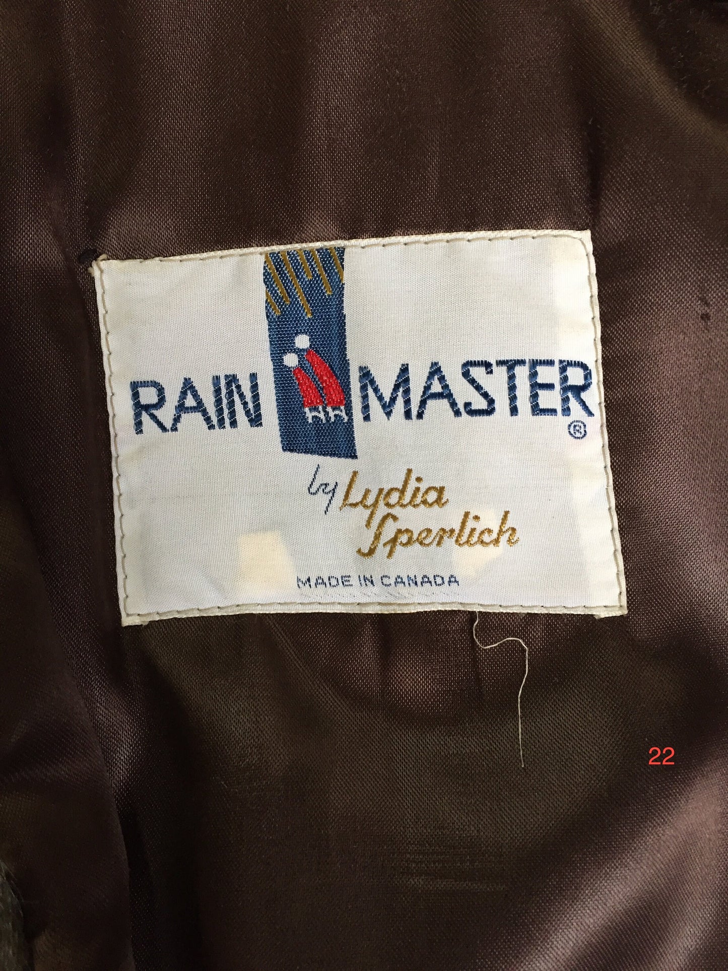Vintage RainMaster by Lydia Sperlich Synthetic Fur Coat, Made in Canada