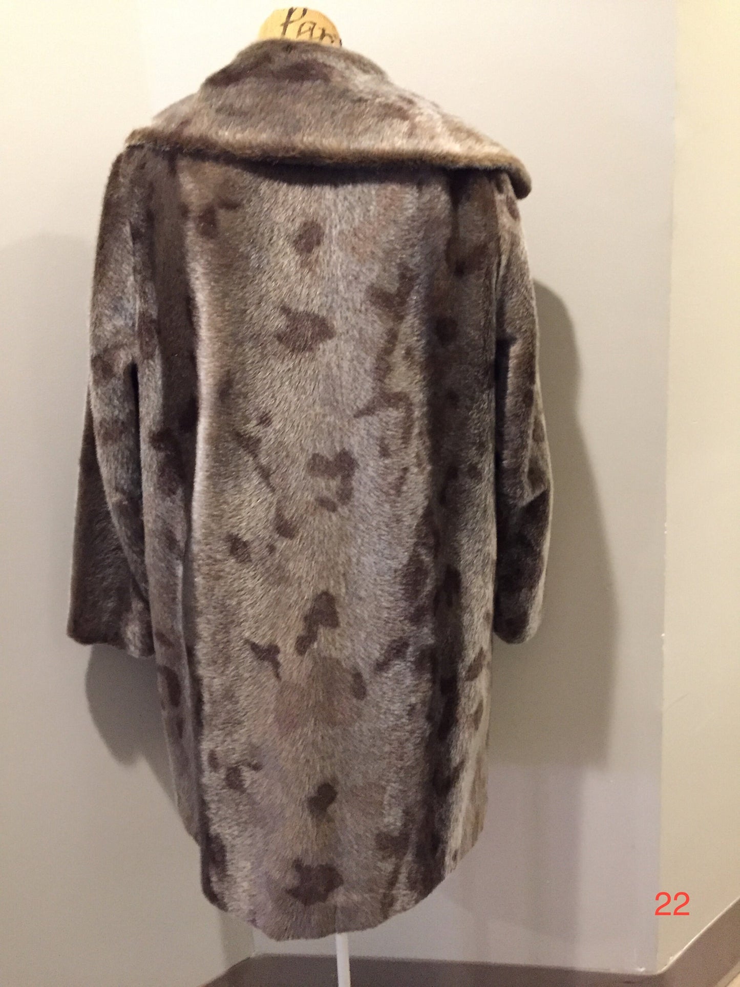 Vintage RainMaster by Lydia Sperlich Synthetic Fur Coat, Made in Canada