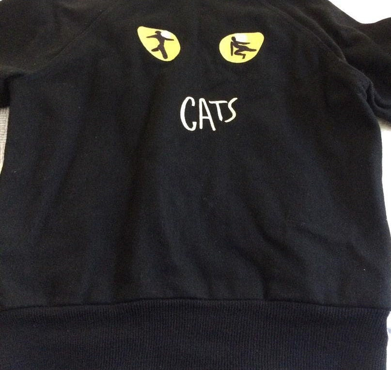 CATS the musical cast & crew varsity jacket 1980's