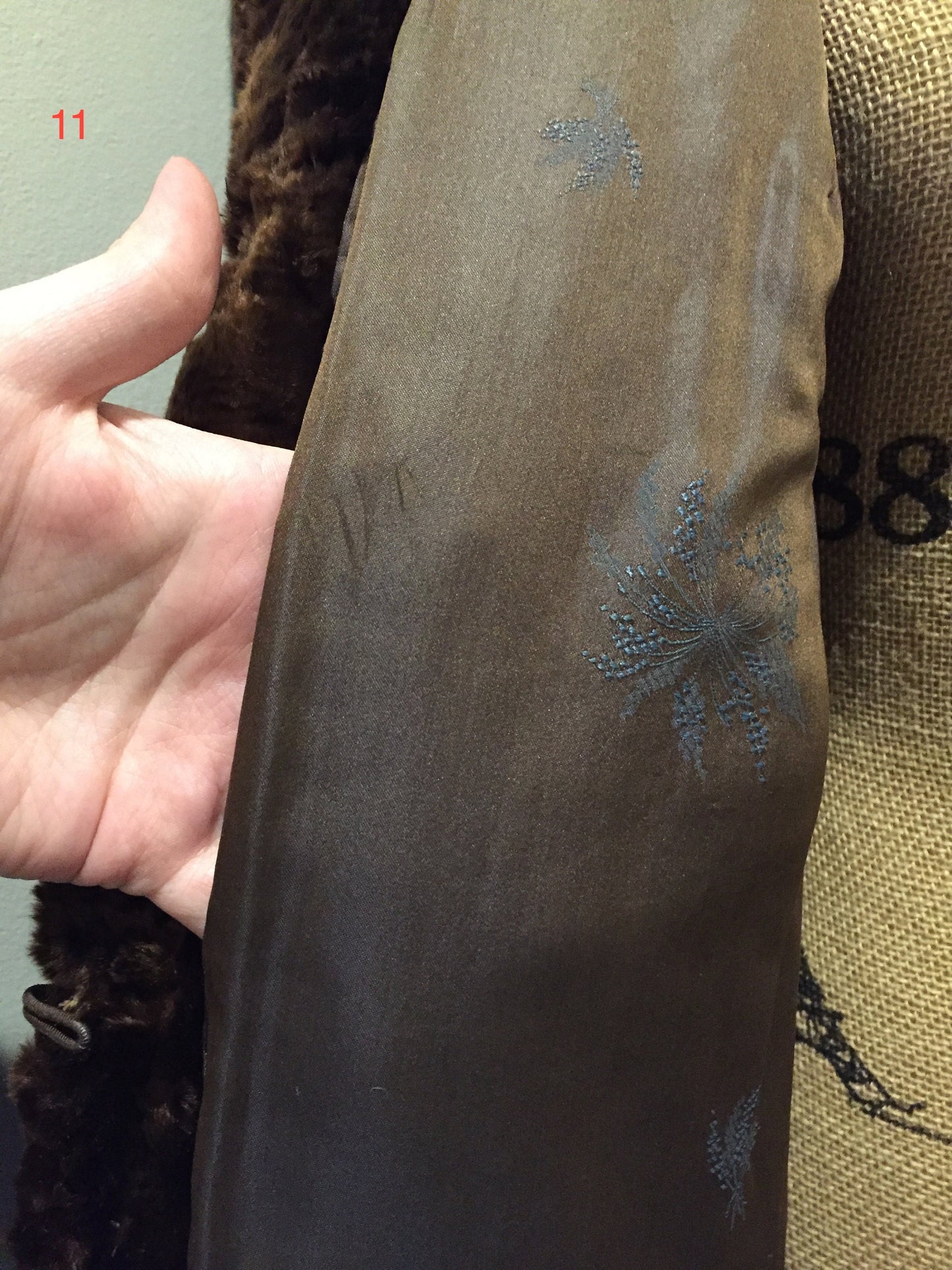 Vintage "Emery's Exclusive Furs" Dark Brown Fur Coat, Made in Montreal, Canada