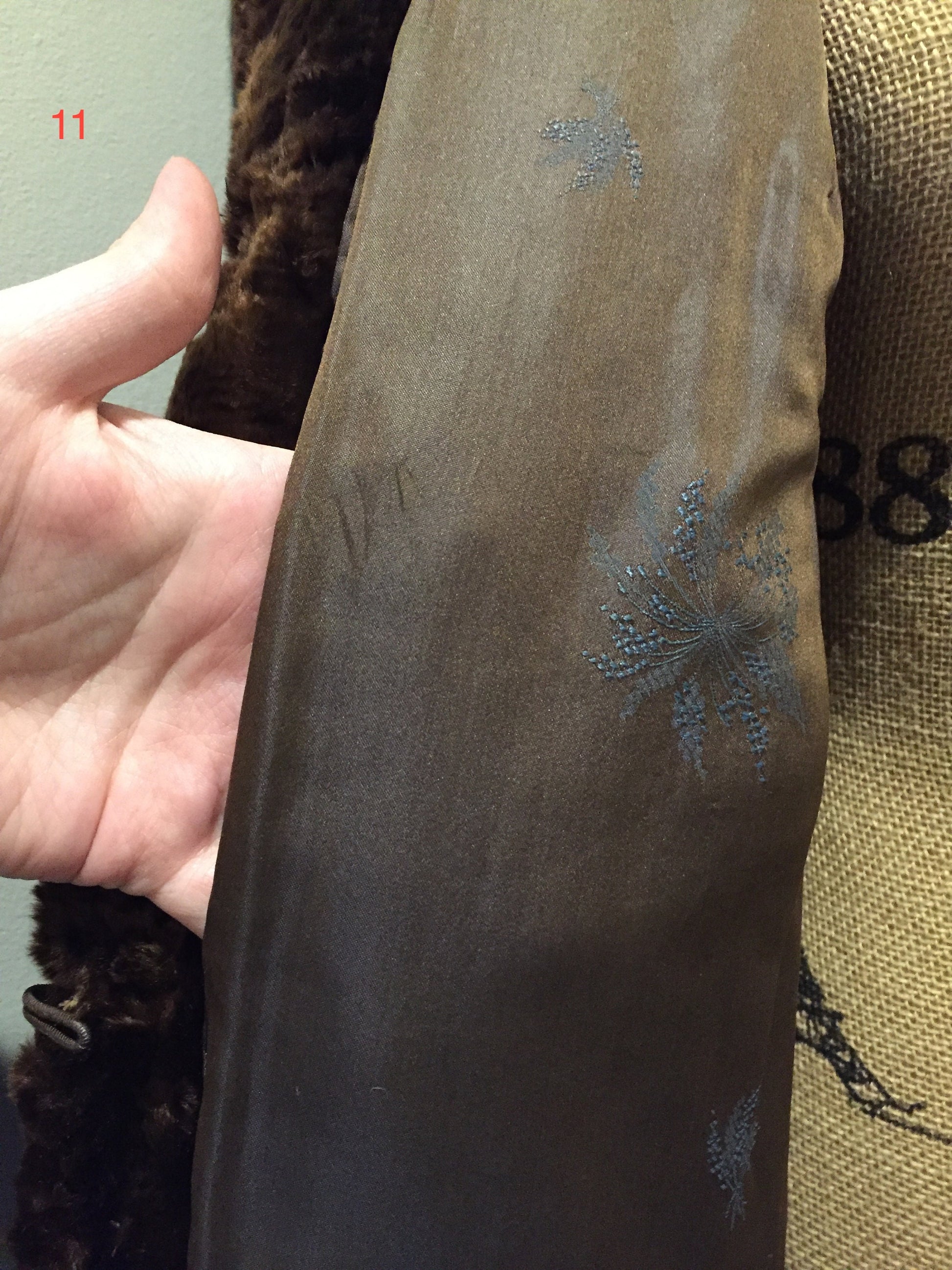 Vintage "Emery's Exclusive Furs" Dark Brown Fur Coat, Made in Montreal, Canada