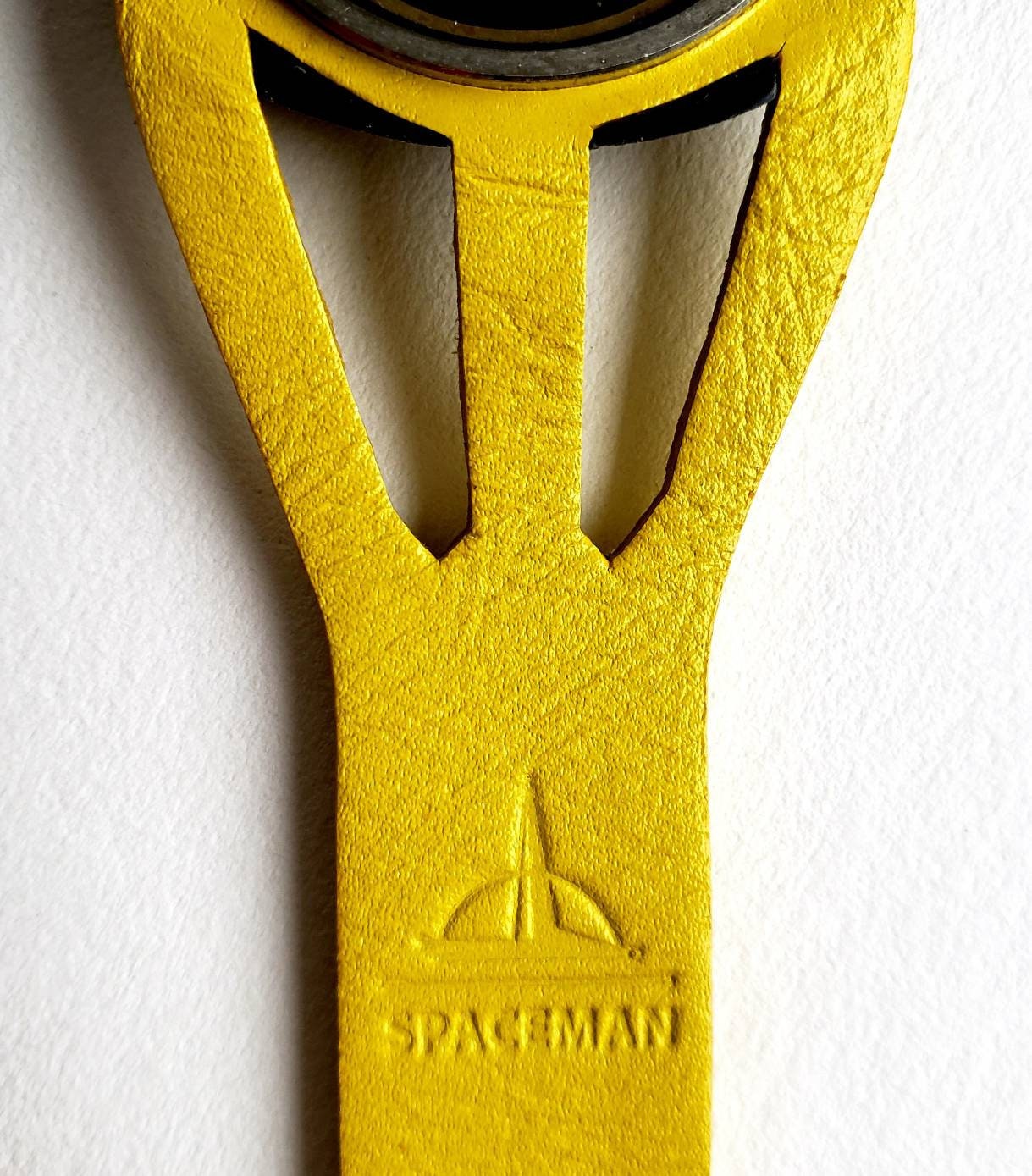 Very Rare 70's vintage Swiss MK 1 Spaceman wrist watch. Designed by Andre le Marquand. 25 jewel automatic Swiss movement