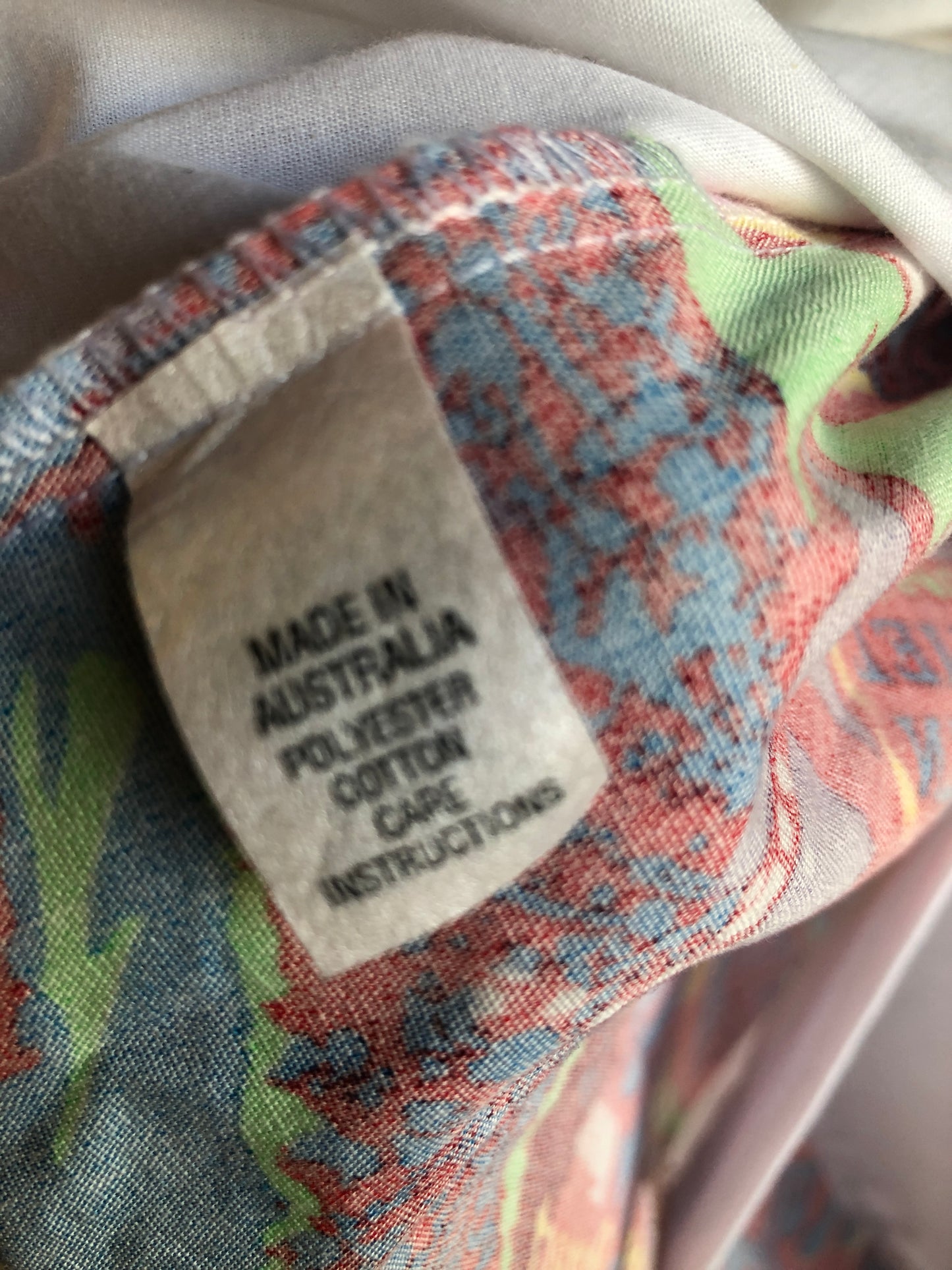 Vintage Philippe Anton White and Multi-Colour Tuxedo Shirt SOLD