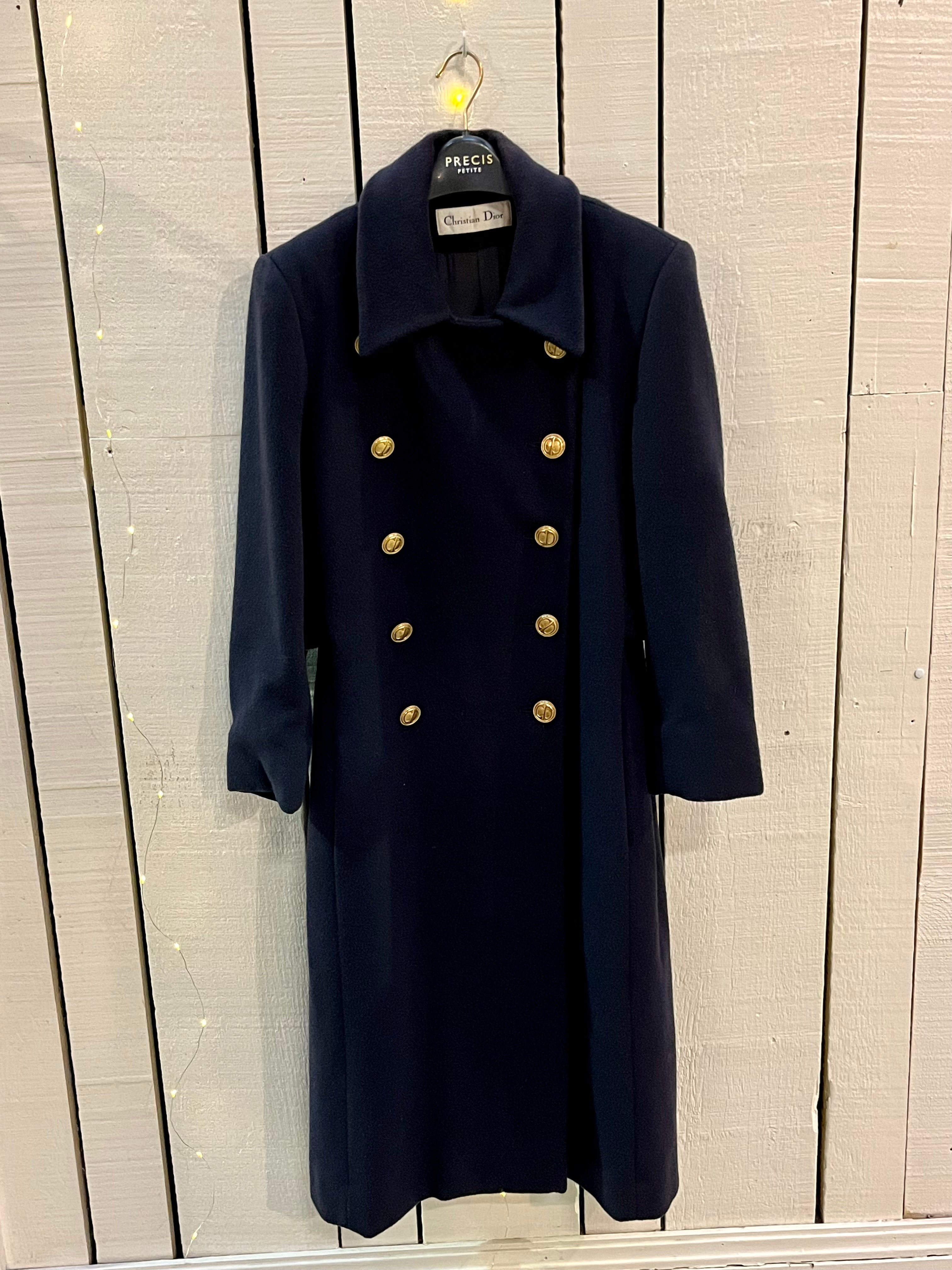 Christian dior vintage coat hotsell