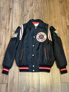Vintage Triple 20 Dart League Black Varsity Jacket, Chest 48” SOLD