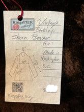 Load image into Gallery viewer, Vintage Berkley Dark Brown Shorn Beaver Fur Coat, Made in USA, Chest 44”
