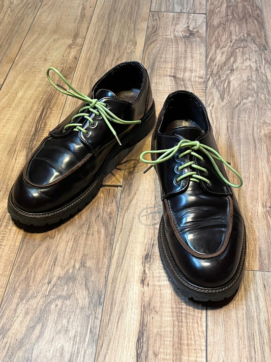 To Boot by Adam Derrick Dark Brown Derby Shoe, Made in Italy Size US Mens 9.5, EUR 42.5 SOLD