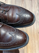 Load image into Gallery viewer, Vintage Dacks Brogue Wingtip Dark Brown Derby Shoes, Made in Canada, Size US Mens 9, EUR 42, SOLD
