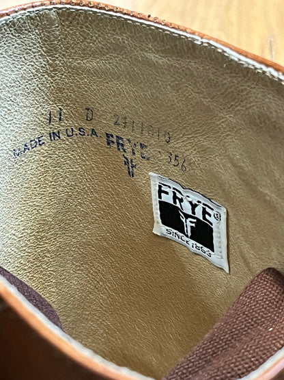 Vintage 1990s Frye Cognac Boot, Made in USA, Size US Mens 10, EUR 43 . SOLD