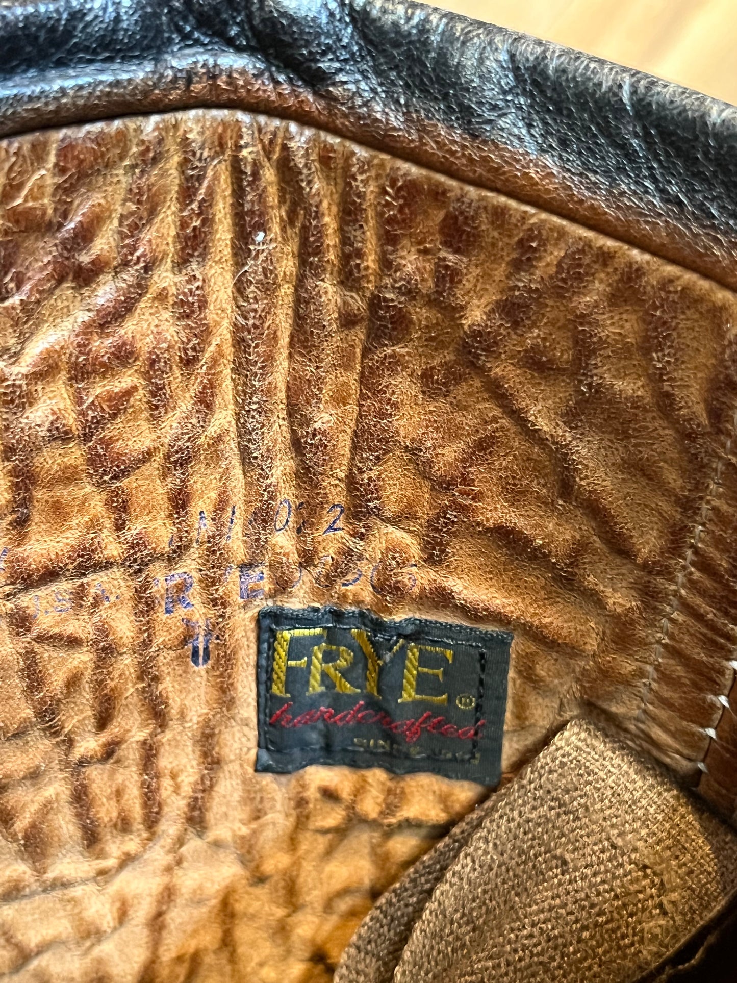 Vintage 1970s Frye Black Label Tall Leather Boots, Made in USA, Size US Womens 6, EUR 38 SOLD