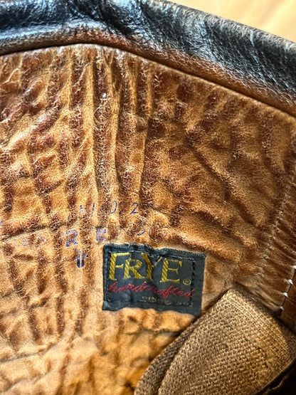 Vintage 1970s Frye Black Label Tall Leather Boots, Made in USA, Size US Womens 6, EUR 38 SOLD