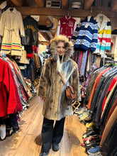 Load image into Gallery viewer, Vintage Indigenous Made Fur Parka, Size 46, Made in Newfoundland
