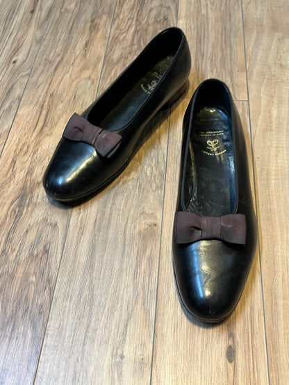 Vintage Brooks Brothers Black Opera Pumps, Made in England, Size US Mens 10, EUR 43