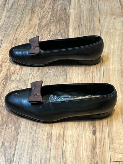 Vintage Brooks Brothers Black Opera Pumps, Made in England, Size US Mens 10, EUR 43